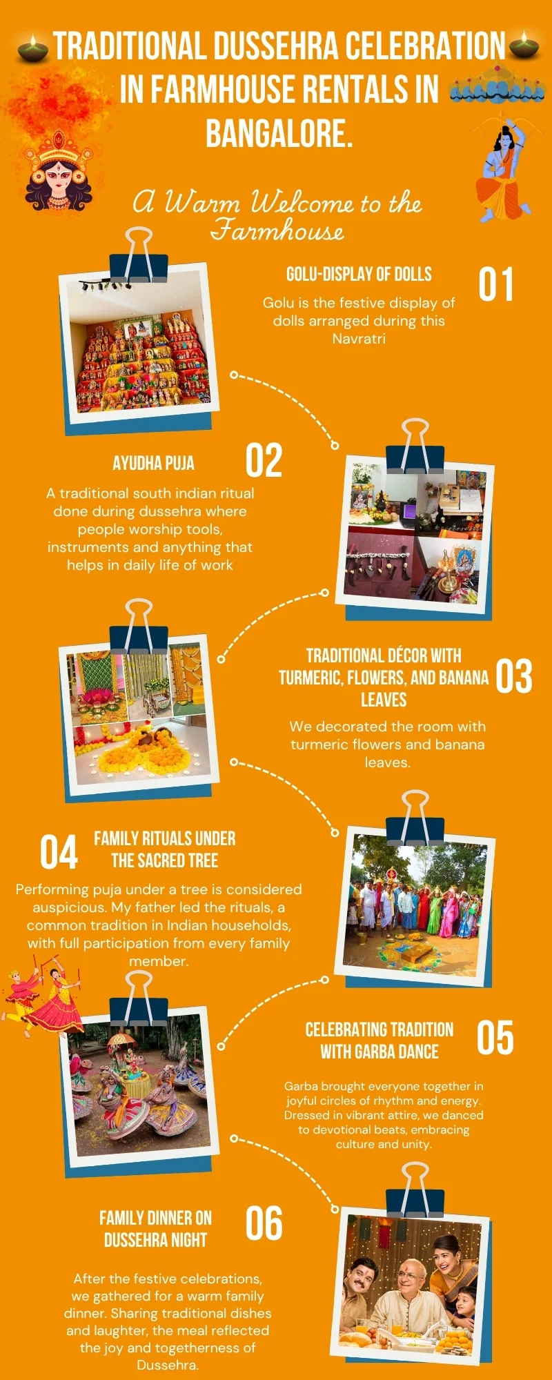 Dussehra Celebration in Farmhouse Rentals in Bangalore