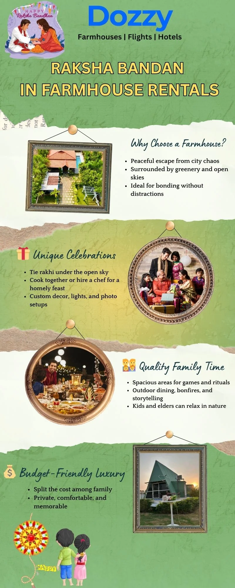 Celebrate Raksha Bandan at Farmhouse Rental in Bangalore