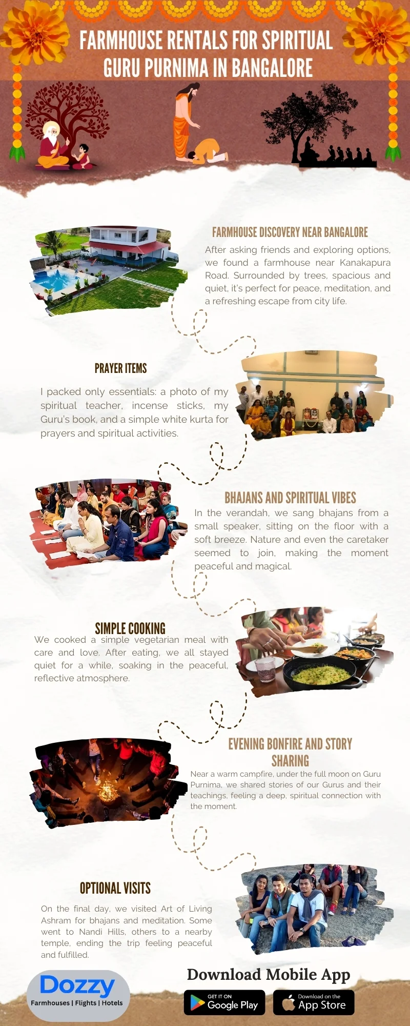 Farmhouse Rentals for Spiritual Guru Purnima in Bangalore